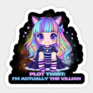 Anime Energy: Bold, Vibrant, and Full of Style Sticker